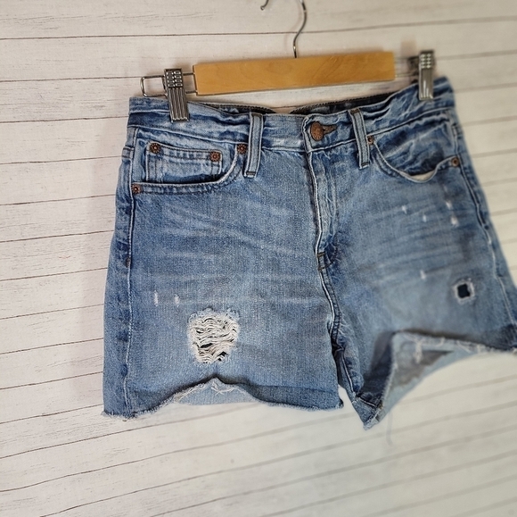 J.CREW BROKEN IN BOYFRIEND RAW HEM DENIM JEANS, SZ 24 - Picture 2 of 11